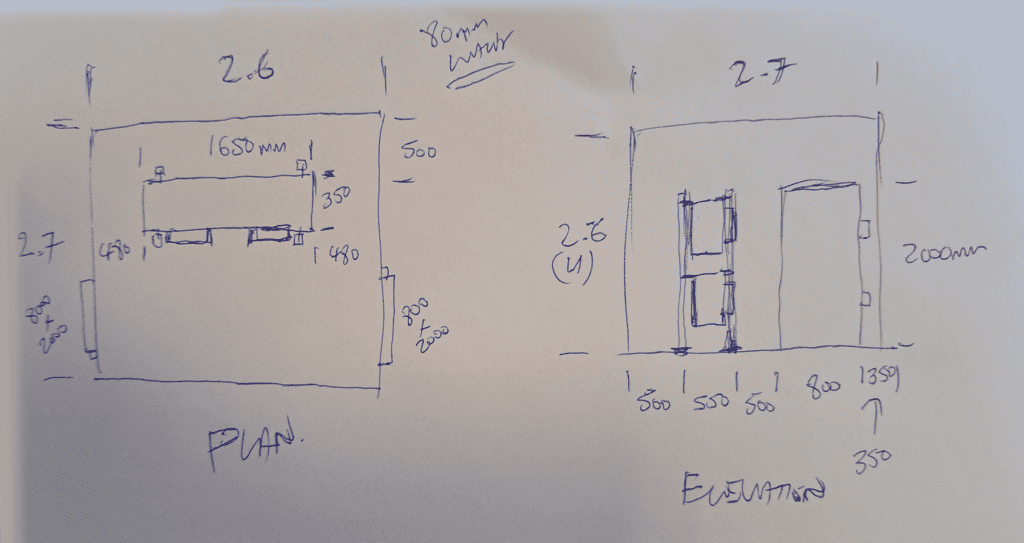 Coldroom sketch blast chiller