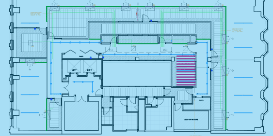 Cad8 post image showing HVAC drawing