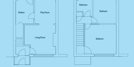 Post image showing part of a floorplan