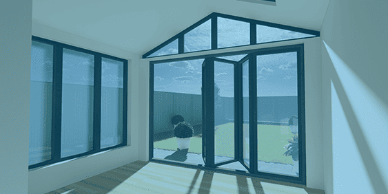 Interior post image showing interior of a annex extension